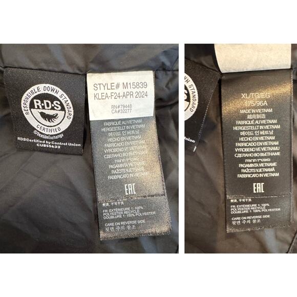 Marmot Montreaux 700 Fill Power Down Hooded Coat with Faux Fur Trim Size XL - Picture 15 of 16